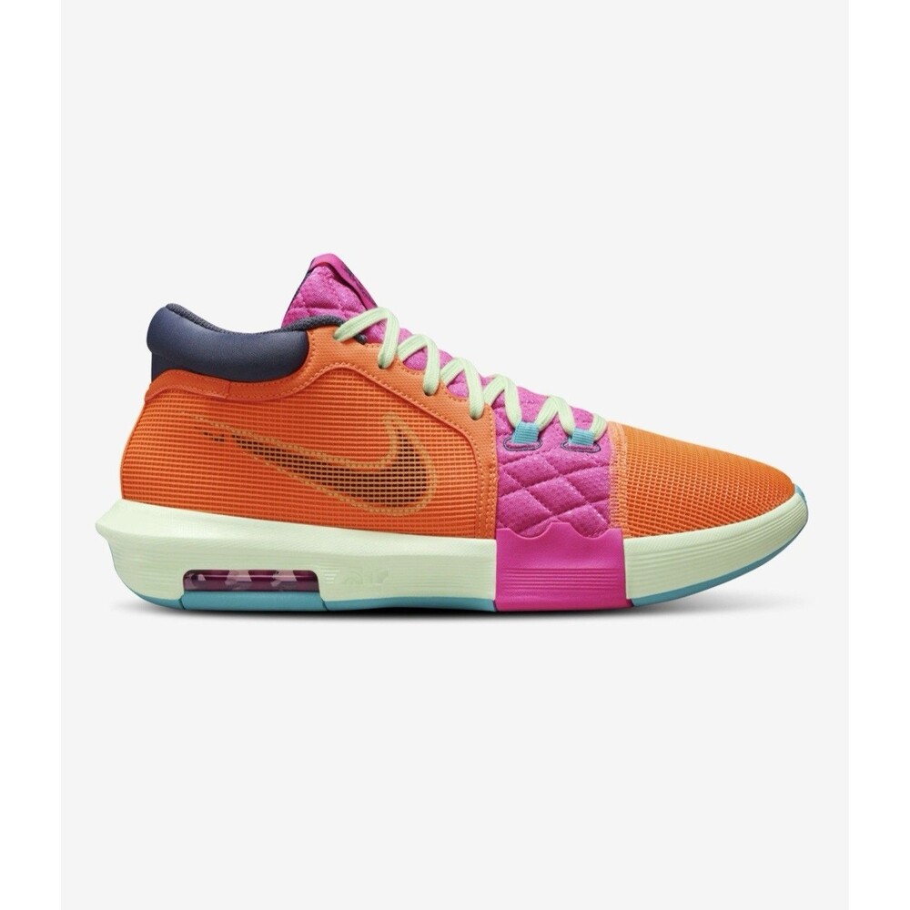 NIKE LeBron James Air Zoom Witness 8 FB2239-800 9 Mens Shoes Orange Fuchsia NEW